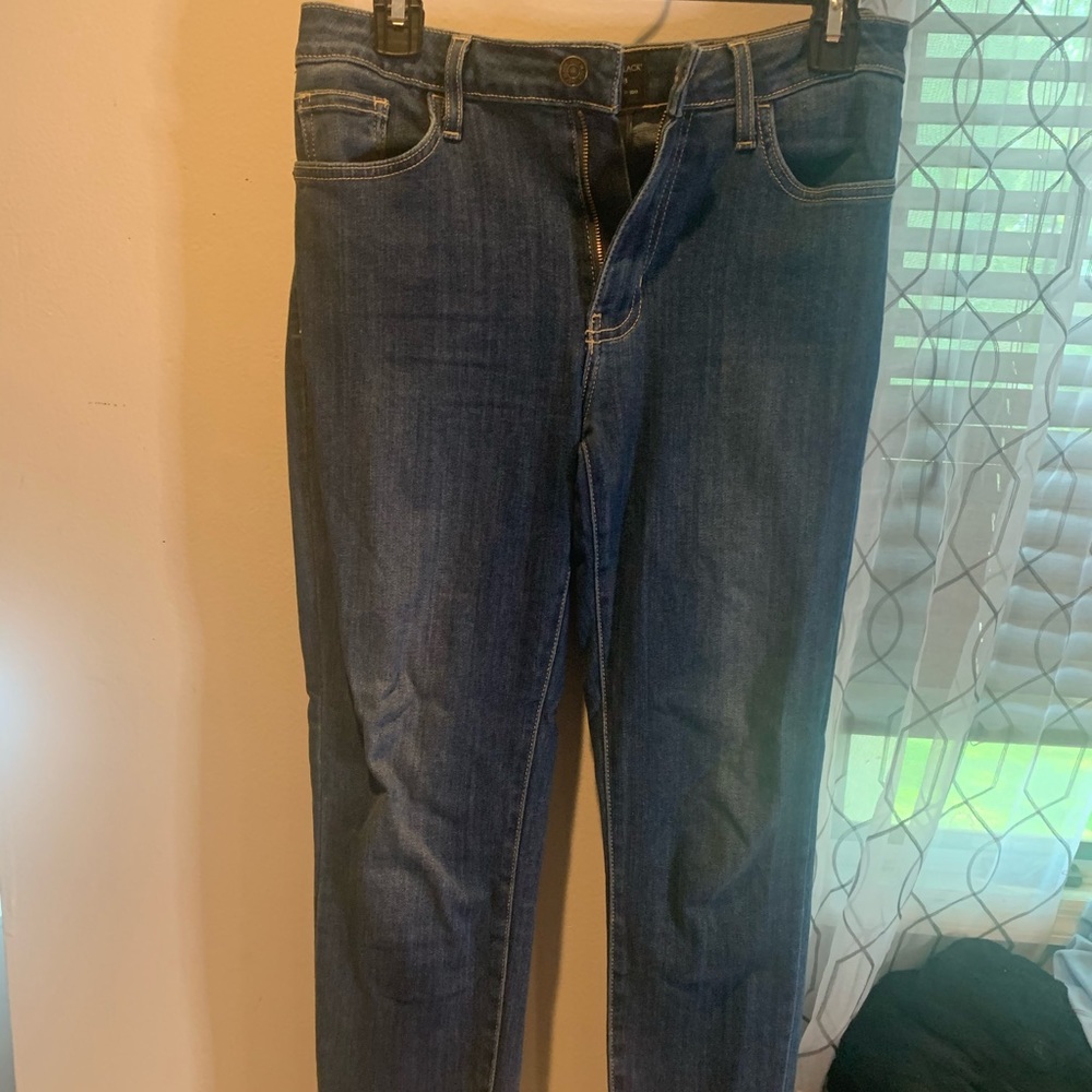 skinny jeans flare at the bottom